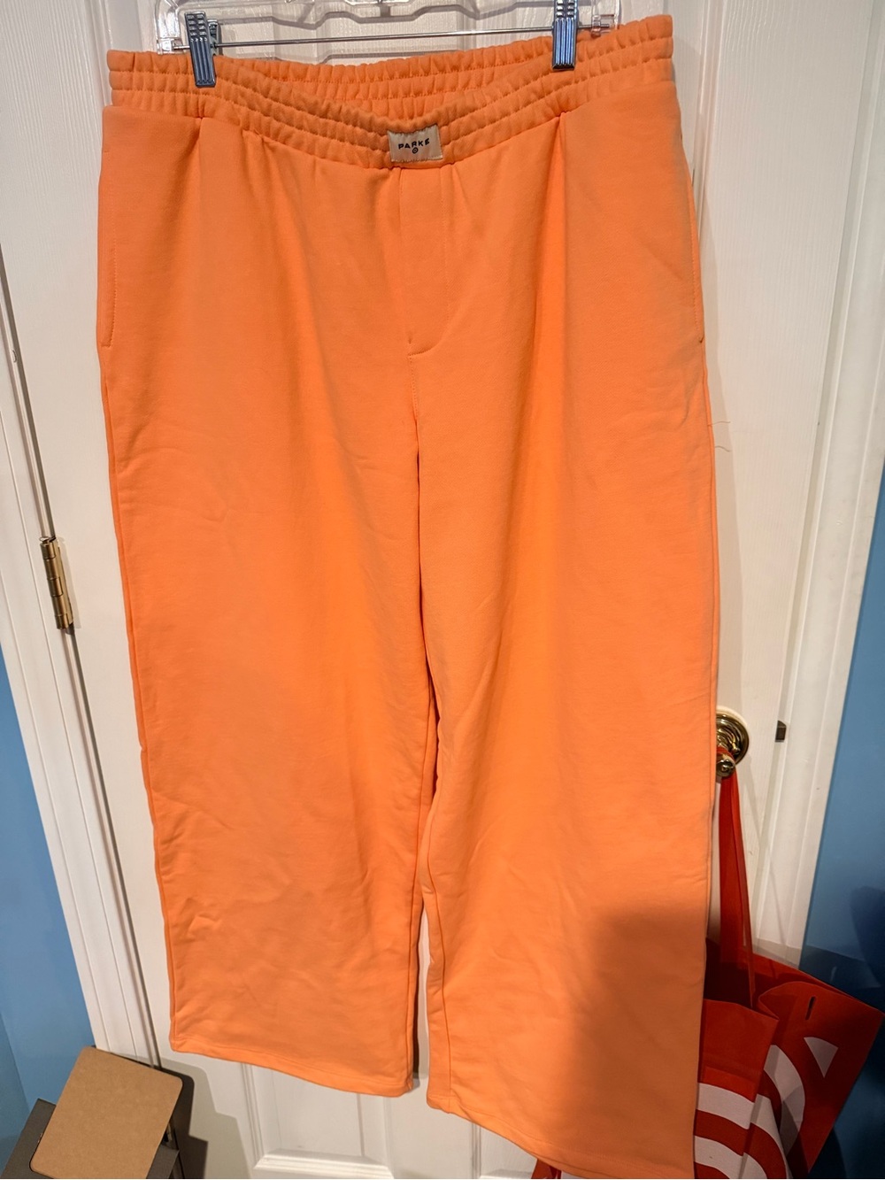Pangaea Orange Wide-Leg Sweatpants